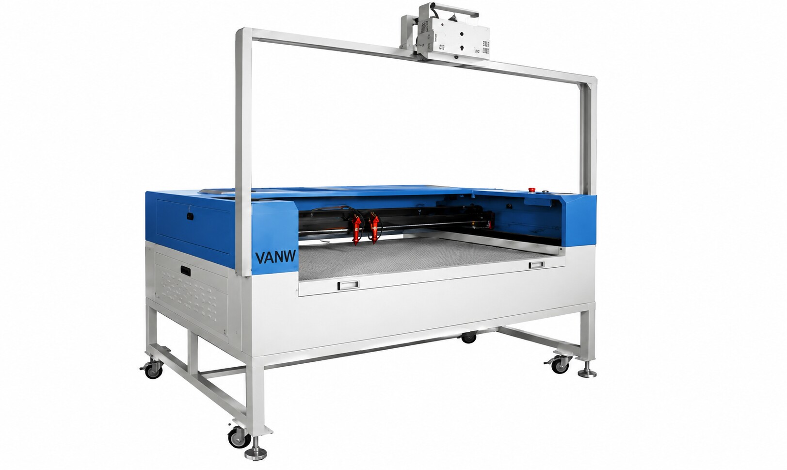 CH1610T-P laser cutting machine with overhead projector frame