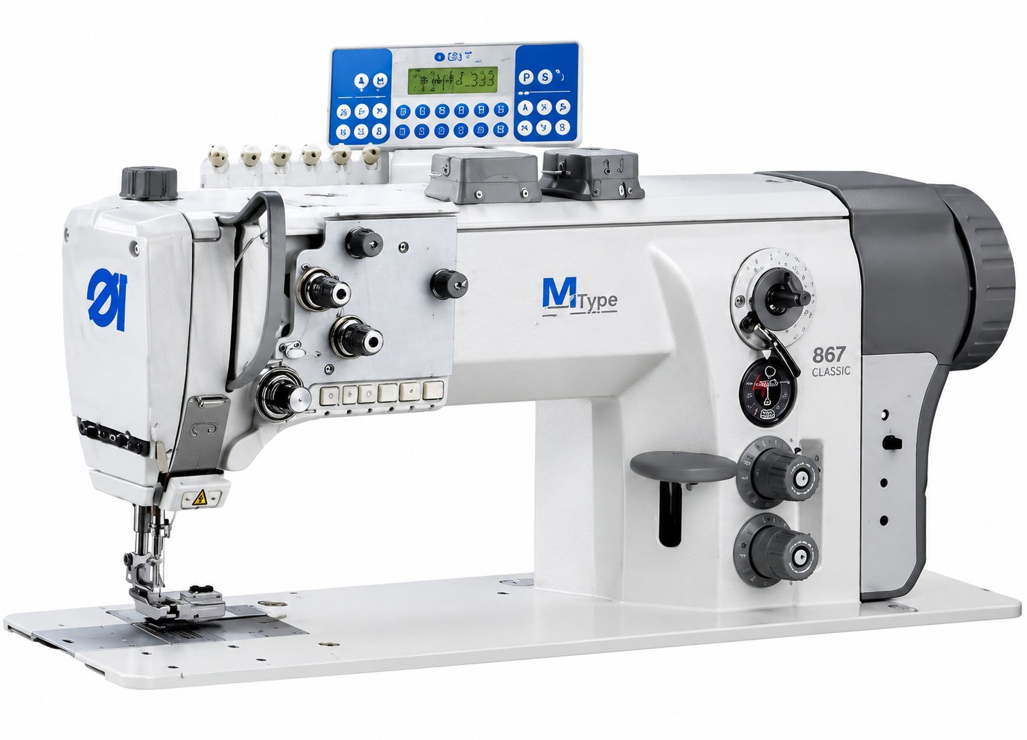 867-M Specials single needle lockstitch flatbed sewing machine for binding and trimming operations