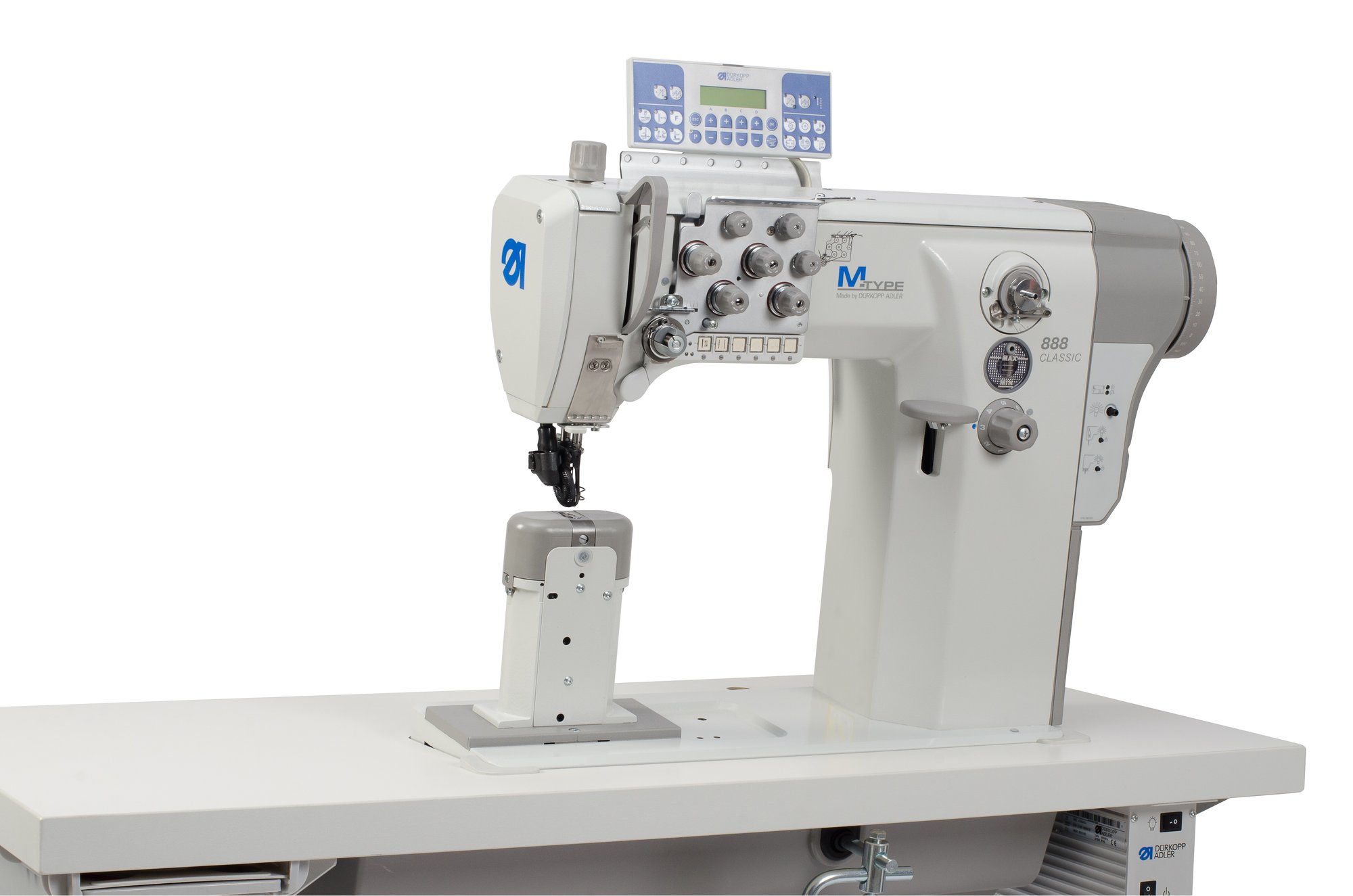888-260122-M Classic post bed double needle machine