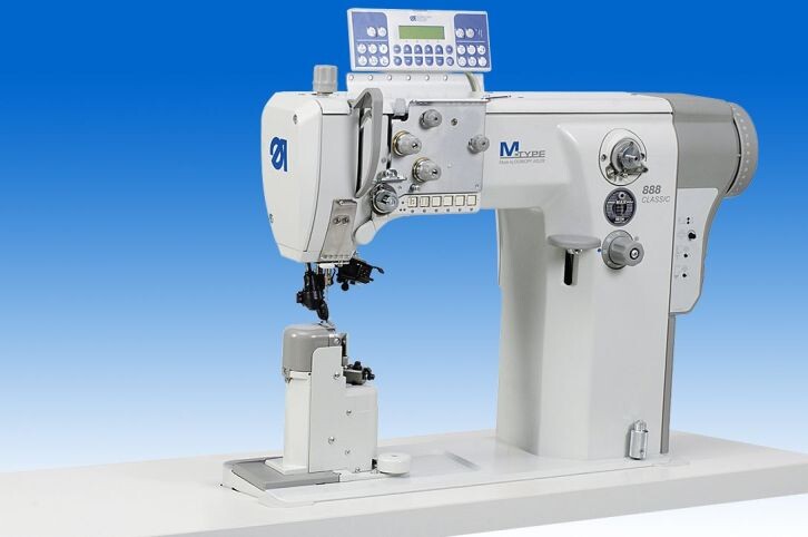 888-356122-M Classic post bed single needle inserting lining and under trimming machine
