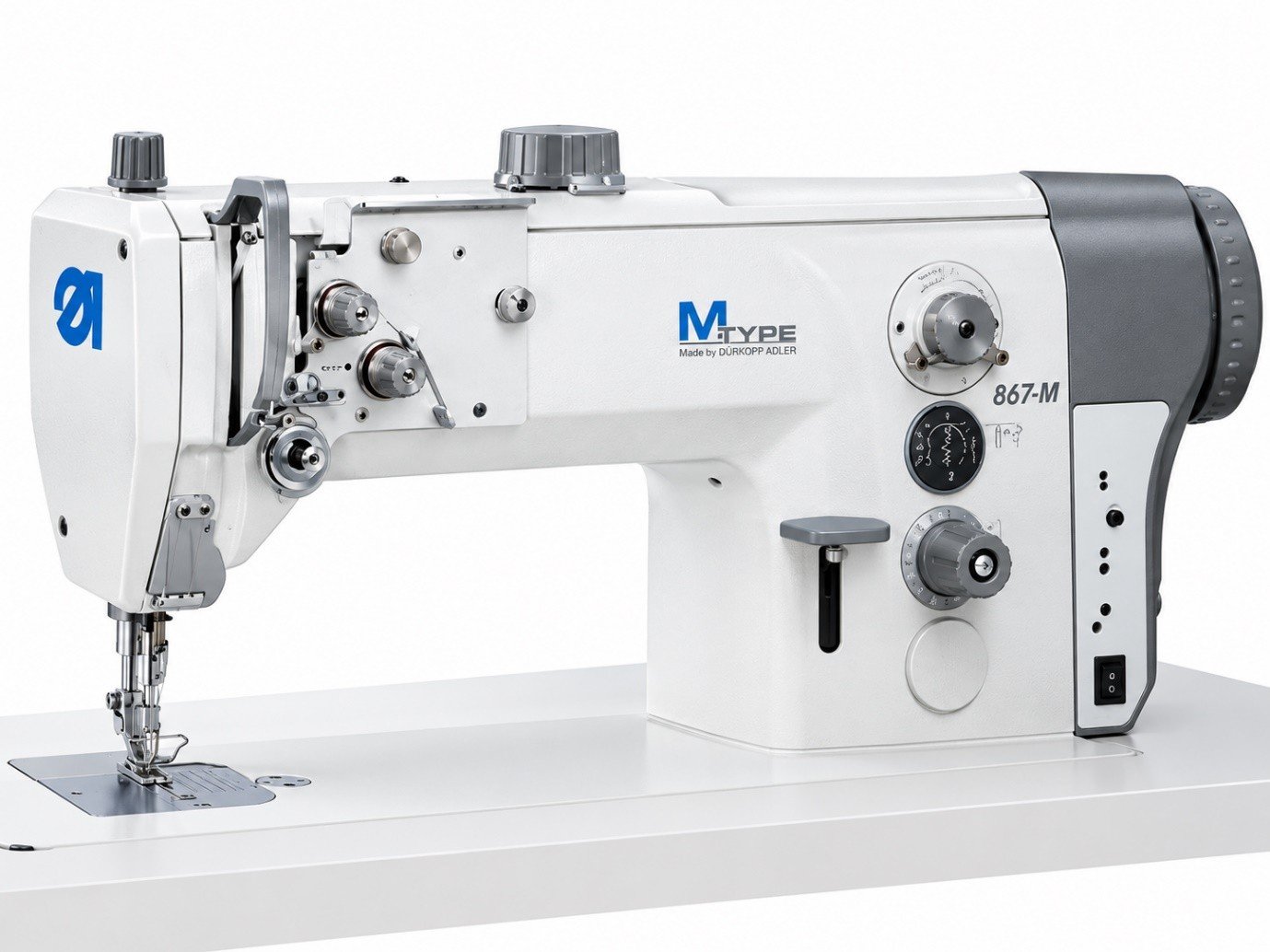 867-M Eco single needle lockstitch flat bed sewing machine for medium-heavy duty applications