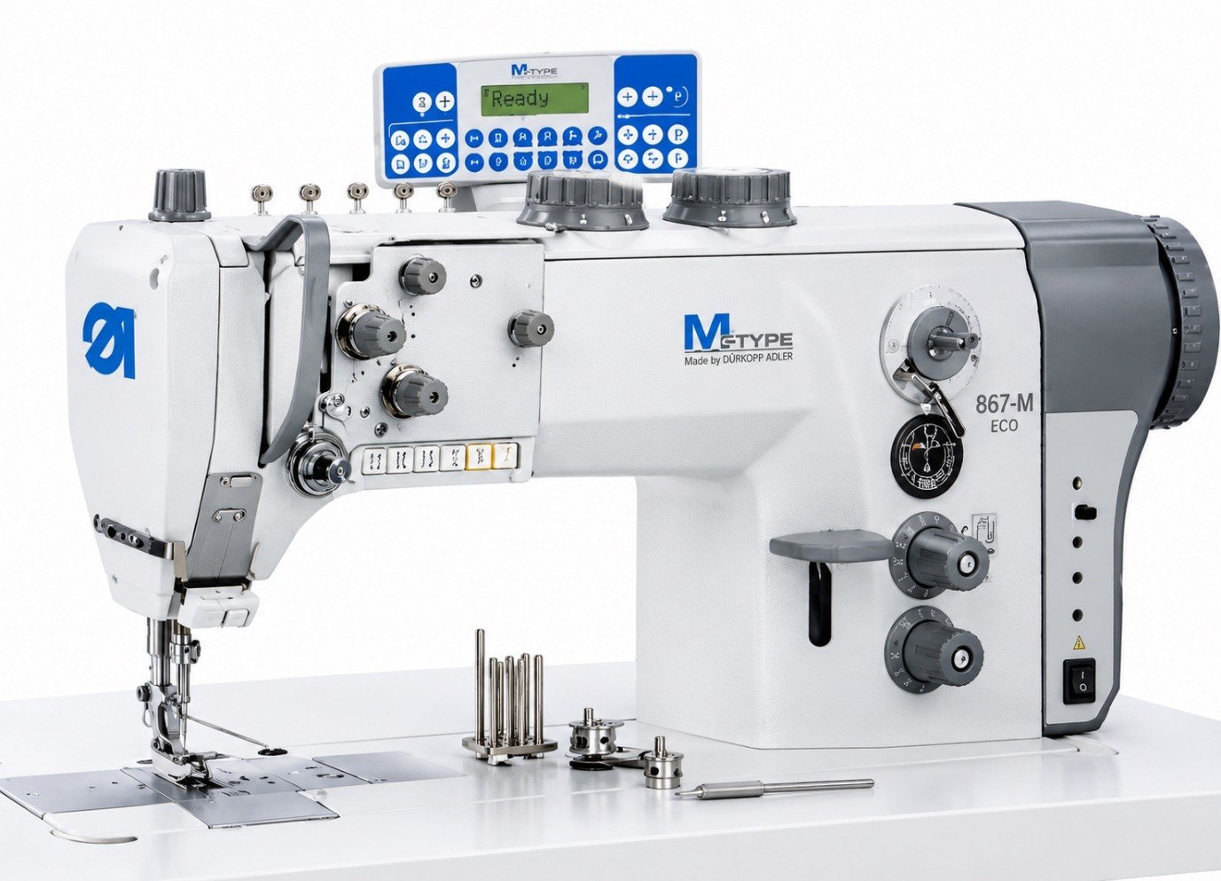867-M Specials single needle lockstitch flatbed sewing machine for binding and trimming operations
