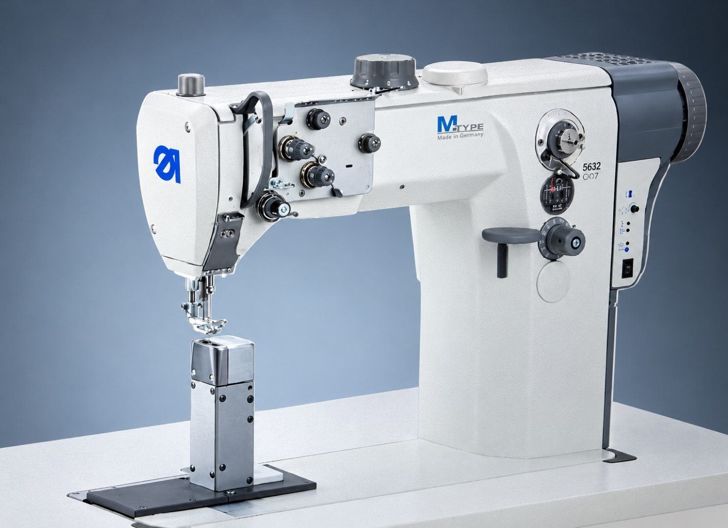 868-M Eco single needle lockstitch post bed sewing machine for medium-heavy duty applications