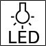 LED lighting icon